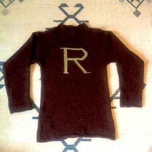 Wizarding World of Harry Potter “R” wool and silk sweater XS